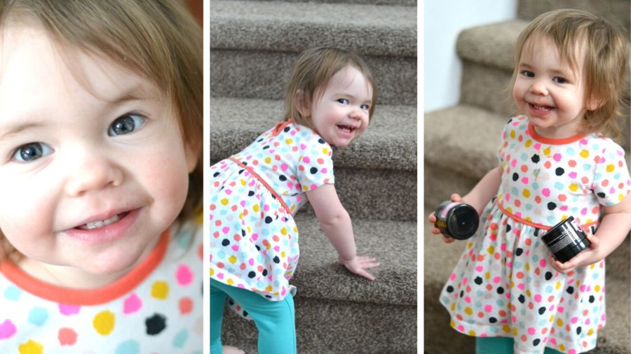 making your home safe for toddler girl playing