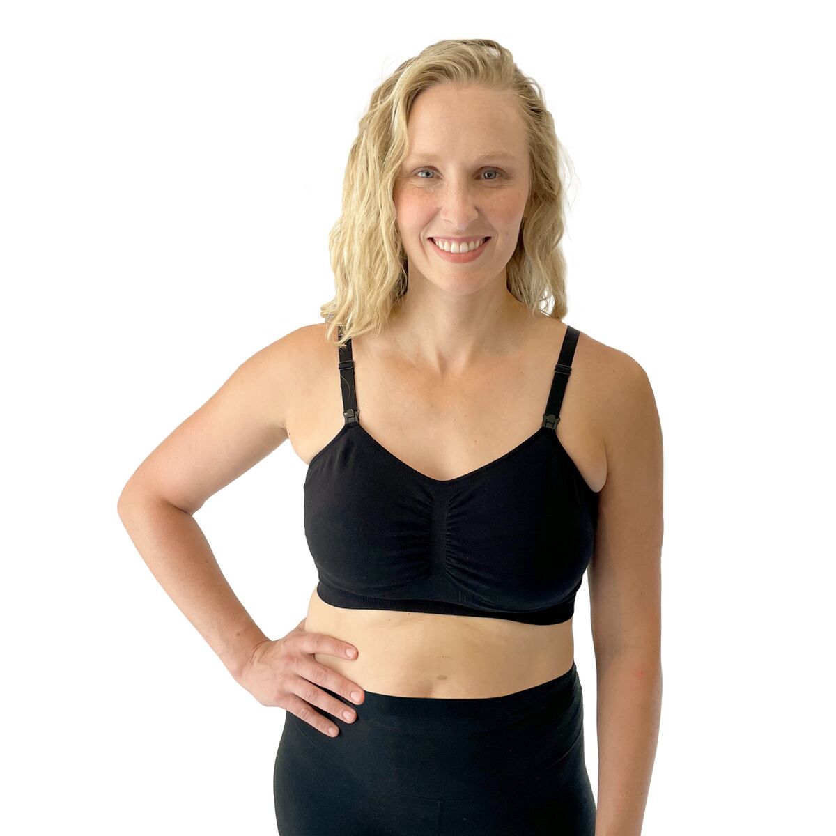 hands-free pumping & nursing bra